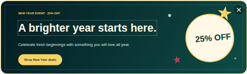 Starter Banner New Year Sale